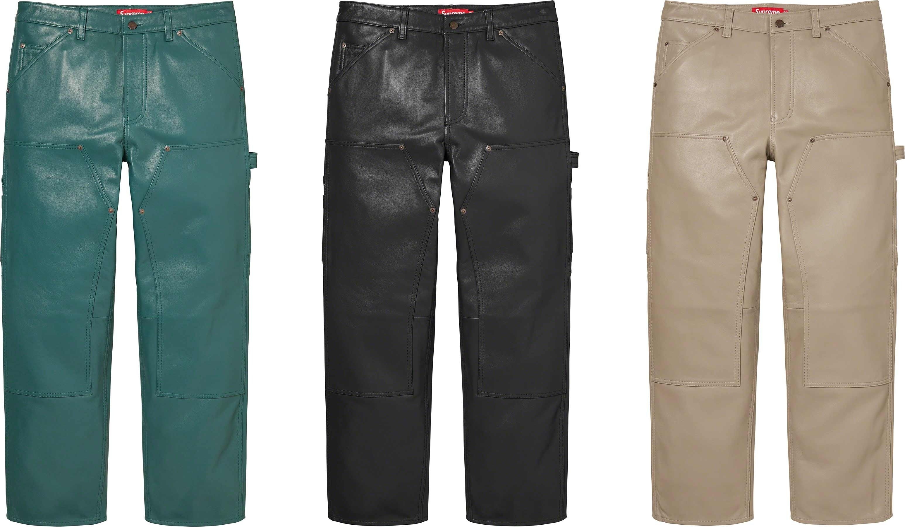 Leather Double Knee Pant